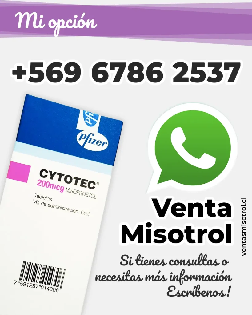 Venta de Misotrol | Escríbenos a nuestro Whatsapp +569 67862537